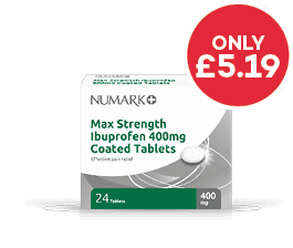 Numark Ibuprofen Tablets 400mg 24s only £5.19